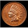 Image 2 : 1893 Indian Cent 1c Grades Unc+ RB