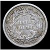 Image 3 : 1861-p Seated Liberty Half Dime 1/2 10c Grades xf+