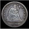 Image 2 : 1876-s Seated Liberty Quarter 25c Grades vf, very fine