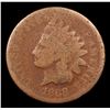 Image 2 : 1868 Indian Cent 1c Grades g, good