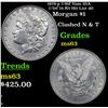 Image 1 : 1878-p 7/8tf Vam 35A 7/5tf I4 R5 Hit List 40 Morgan Dollar $1 Grades Select Unc