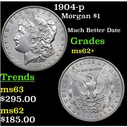 1904-p Morgan Dollar $1 Grades Select Unc