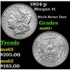 Image 1 : 1904-p Morgan Dollar $1 Grades Select Unc