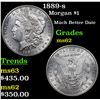Image 1 : 1889-s Morgan Dollar $1 Grades Select Unc