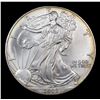 Image 2 : 2002 Silver Eagle Dollar $1 Grades Mint State