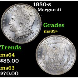 1880-s Morgan Dollar $1 Grades Select+ Unc