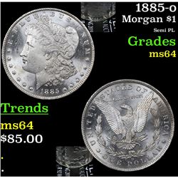 1885-o Morgan Dollar $1 Grades Choice Unc