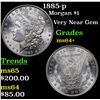 Image 1 : 1885-p Morgan Dollar $1 Grades Choice+ Unc
