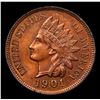 Image 2 : 1901 Indian Cent 1c Grades Choice Unc RB