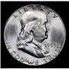 Image 2 : 1953-s Franklin Half Dollar 50c Grades Choice Unc