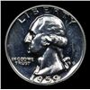 Image 2 : Proof 1959 Washington Quarter 25c Grades GEM+ Proof
