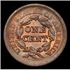 Image 3 : 1851 N-10 Braided Hair Large Cent 1c Grades Select Unc RB