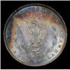 Image 3 : 1881-o Rainbow Toned Morgan Dollar $1 Grades Choice Unc