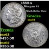 Image 1 : 1889-s Morgan Dollar $1 Grades Select Unc