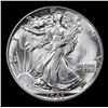 Image 2 : 1943-p Walking Liberty Half Dollar 50c Grades Choice Unc