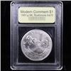 Image 2 : 1991-p Mount Rushmore Modern Commem Dollar $1 Graded ms70, Perfection By USCG