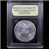 Image 2 : 1989-d Congress Modern Commem Dollar $1 Graded ms70, Perfection By USCG