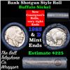 Image 1 : Buffalo Nickel Shotgun Roll in Old Bank Style 'Bell Telephone'  Wrapper 1923 & d Mint Ends Grades