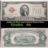 Image 1 : 1928G $2 Red seal United States Note Grades f+