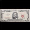 Image 2 : 1963 $5 Red seal United States Note Grades vf++