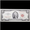 Image 2 : 1963 $2 Red seal United States Note Grades Gem CU