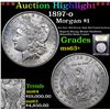 Image 1 : ***Auction Highlight*** 1897-o Morgan Dollar $1 Graded Select+ Unc By USCG (fc)