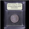 Image 4 : ***Auction Highlight*** 1853-p Arrows & Rays Seated Liberty Quarter 25c Graded Choice AU/BU Slider B