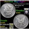 Image 1 : ***Auction Highlight*** 1882-o/s Top 100 Vam 4 EDS Morgan Dollar $1 Graded Select Unc BY USCG (fc)