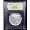 Image 4 : ***Auction Highlight*** 1921-p Peace Dollar $1 Graded Select Unc By USCG (fc)