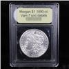 Image 4 : ***Auction Highlight*** 1890-cc Vam 7 Morgan Dollar $1 Graded Unc Details By USCG (fc)