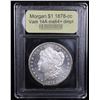Image 4 : ***Auction Highlight*** 1878-cc Vam 14A Morgan Dollar $1 Graded Choice Unc+ DMPL BY USCG (fc)