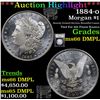 Image 1 : ***Auction Highlight*** 1884-o Morgan Dollar $1 Graded GEM+ UNC DMPL BY USCG (fc)