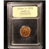 Image 4 : ***Auction Highlight*** 1878 Indian Cent 1c Graded Select Unc RD BY USCG (fc)