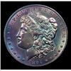 Image 2 : ***Auction Highlight*** 1894-s Colorfully Toned Vam 1A I4 R5 'Worm Eye' Morgan $1 Graded Choice Unc 