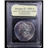 Image 4 : ***Auction Highlight*** 1894-s Colorfully Toned Vam 1A I4 R5 'Worm Eye' Morgan $1 Graded Choice Unc 