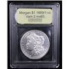 Image 4 : ***Auction Highlight*** 1889/1-cc Vam 2 R5 Morgan Dollar $1 Graded Select Unc BY USCG (fc)