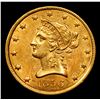 Image 2 : ***Auction Highlight*** 1856-p Gold Liberty Eagle $10 Graded Select Unc BY USCG (fc)