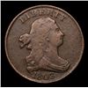 Image 2 : ***Auction Highlight*** 1803 Draped Bust Half Cent 1/2c Graded vf++ By USCG (fc)