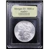 Image 4 : ***Auction Highlight*** 1890-p Morgan Dollar $1 Graded Choice+ Unc By USCG (fc)