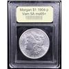 Image 4 : ***Auction Highlight*** 1904-p Vam 5A R5 Morgan Dollar $1 Graded GEM+ Unc By USCG (fc)