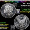 Image 1 : ***Auction Highlight*** 1878-s Morgan Dollar $1 Graded GEM Unc DMPL BY USCG (fc)
