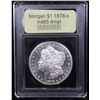 Image 4 : ***Auction Highlight*** 1878-s Morgan Dollar $1 Graded GEM Unc DMPL BY USCG (fc)