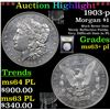 Image 1 : ***Auction Highlight*** 1903-p Morgan Dollar $1 Graded Select Unc+ PL By USCG (fc)
