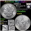 Image 1 : ***Auction Highlight*** 1886-o Morgan Dollar $1 Graded Choice Unc BY USCG (fc)