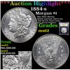 Image 1 : ***Auction Highlight*** 1884-s Morgan Dollar $1 Graded Select Unc BY USCG (fc)