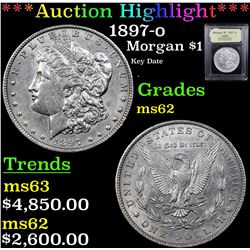 ***Auction Highlight*** 1897-o Morgan Dollar $1 Graded Select Unc BY USCG (fc)