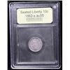 Image 4 : ***Auction Highlight*** 1862-s Seated Liberty Dime 10c Graded Choice AU BY USCG (fc)