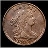 Image 2 : ***Auction Highlight*** 1804 Cohen-8 Draped Bust Half Cent 1/2c Graded Select AU By USCG (fc)