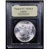 Image 4 : ***Auction Highlight*** 1934-d Peace Dollar $1 Graded Choice+ Unc By USCG (fc)