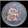 Image 2 : ***Auction Highlight*** 1862-p Seated Liberty Quarter 25c Graded Select Unc BY USCG (fc)